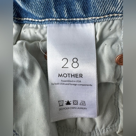 MOTHER SUPERIOR The Tomcat Kick Fray Shorts in True Confessions - Size 28 - Picture 10 of 16